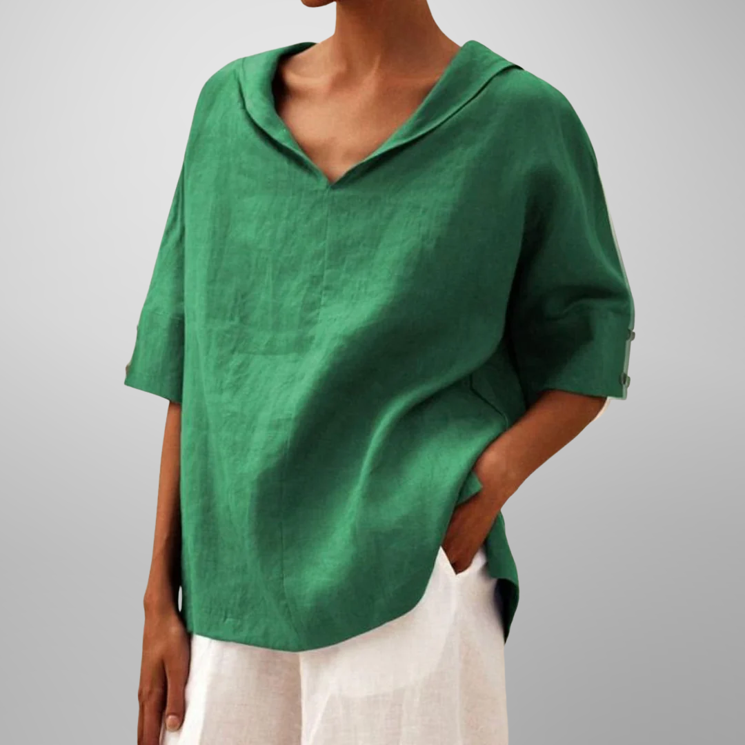 Indie | Stylish V-Neck Pullover Loose Top