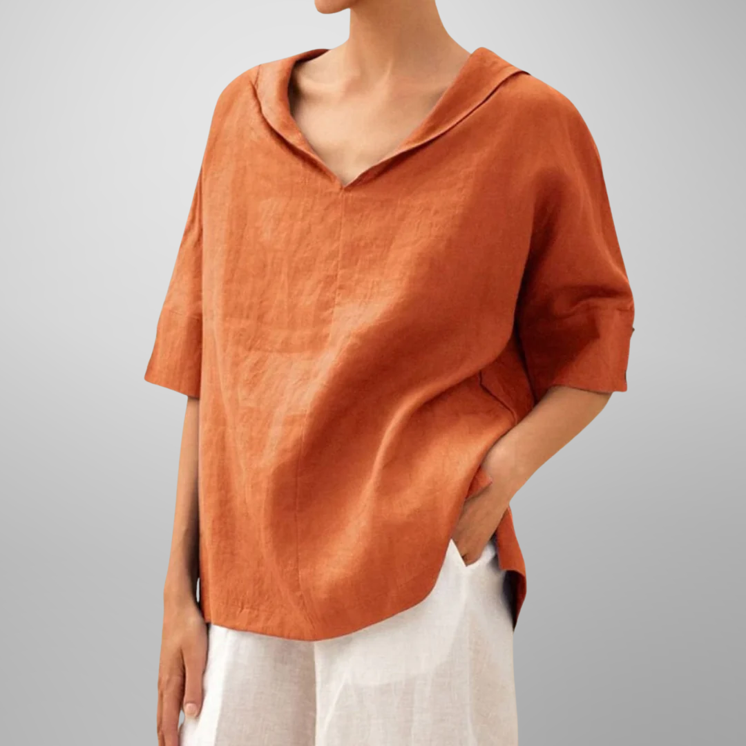 Indie | Stylish V-Neck Pullover Loose Top