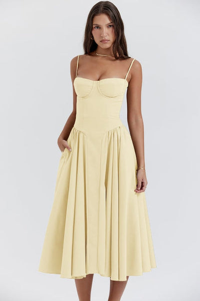 Michaela | Sleeveless Midi Dress