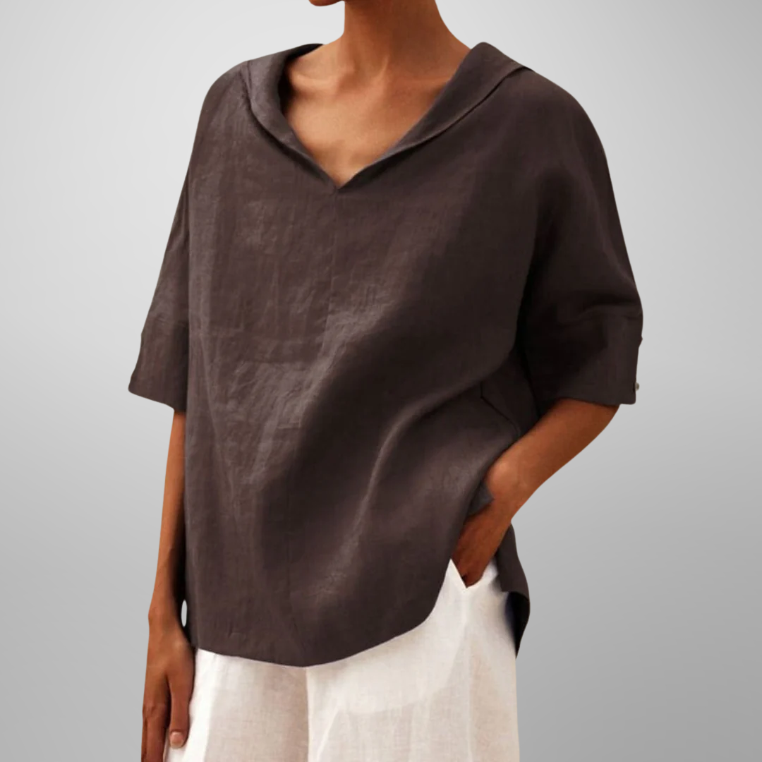 Indie | Stylish V-Neck Pullover Loose Top