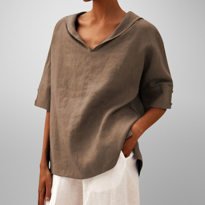 Indie | Stylish V-Neck Pullover Loose Top