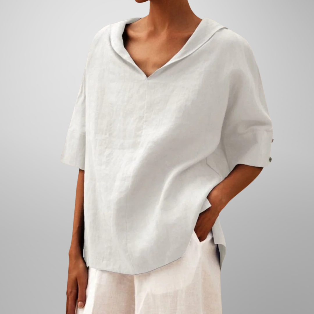 Indie | Stylish V-Neck Pullover Loose Top