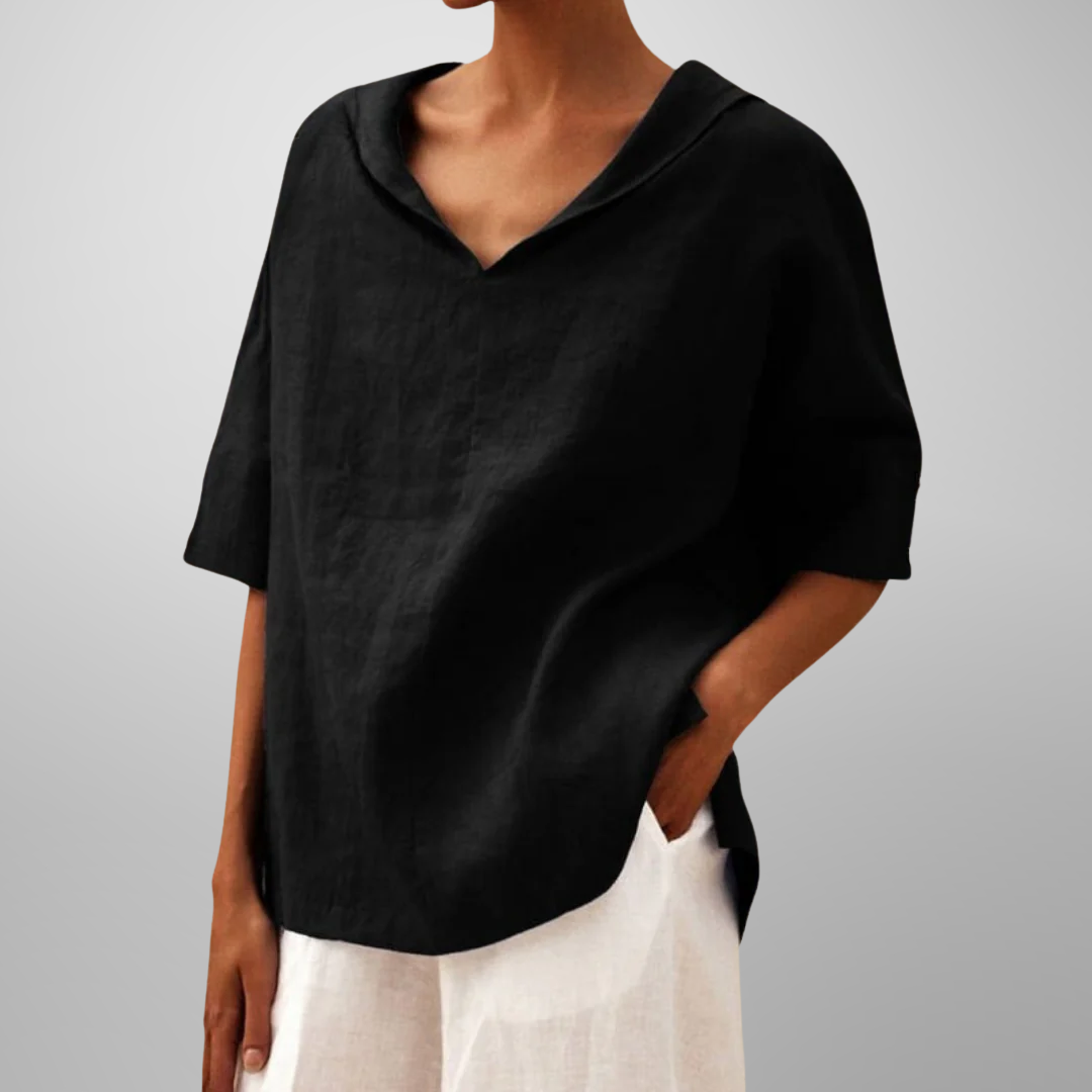 Indie | Stylish V-Neck Pullover Loose Top