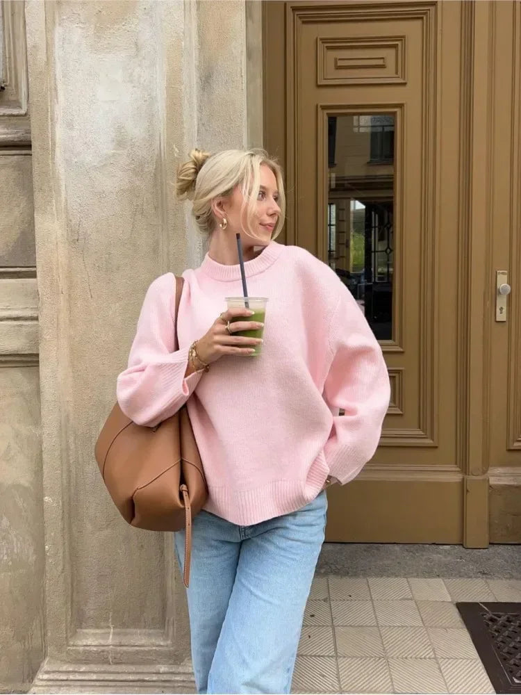 Elvie | Pink Sweater
