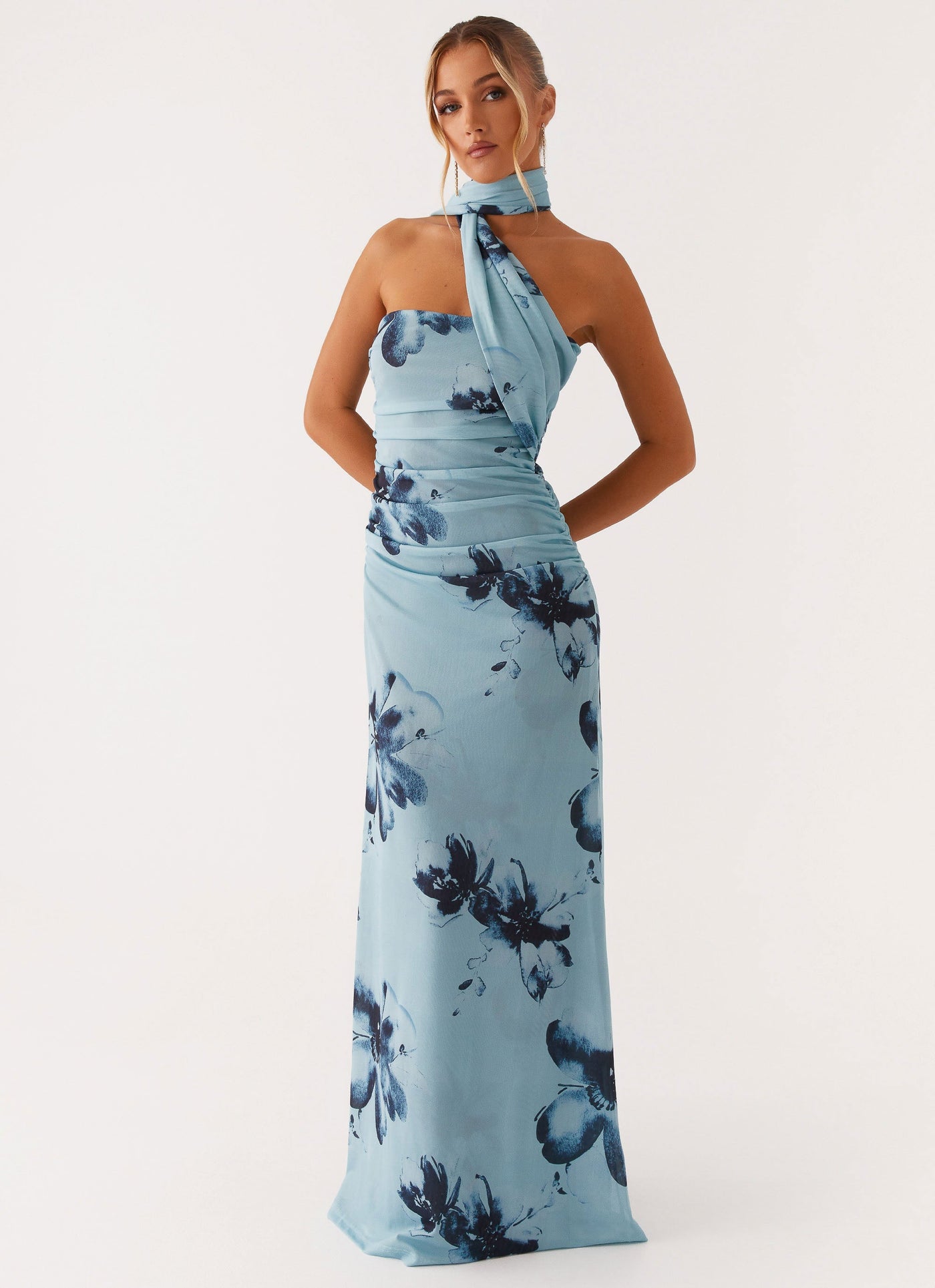 Claire | Blue Floral Dress